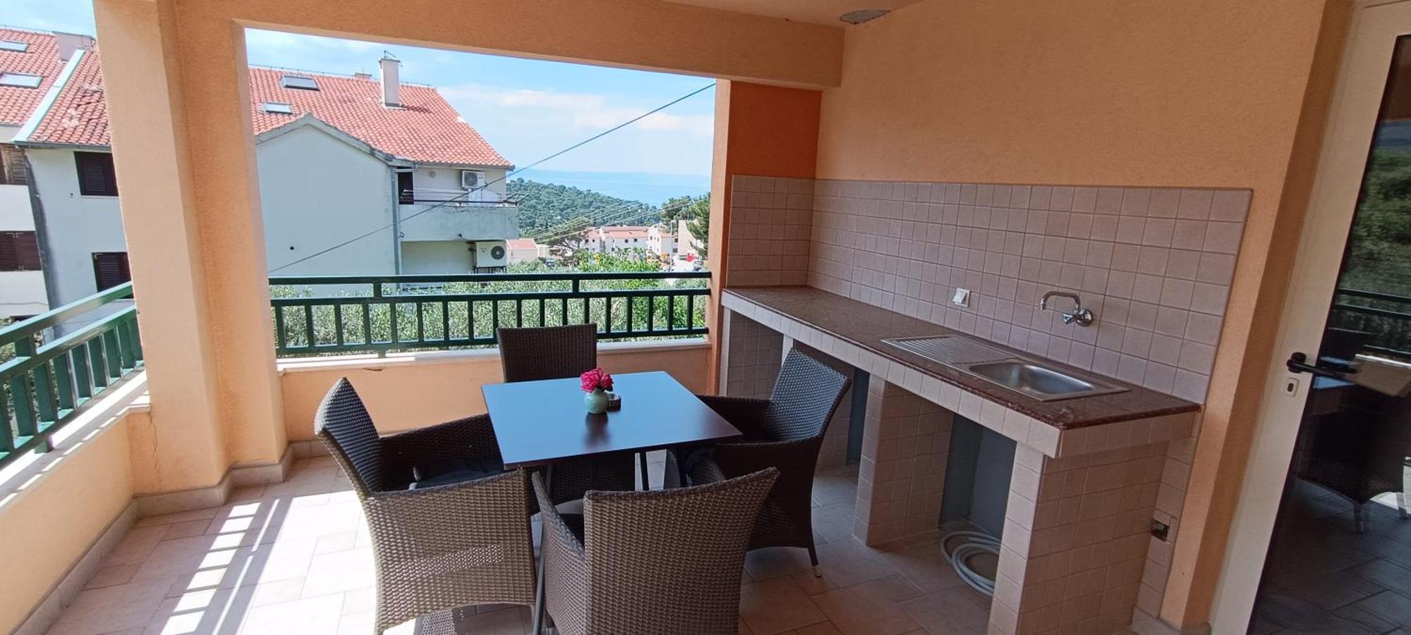 Lägenhet Garden View Makarska